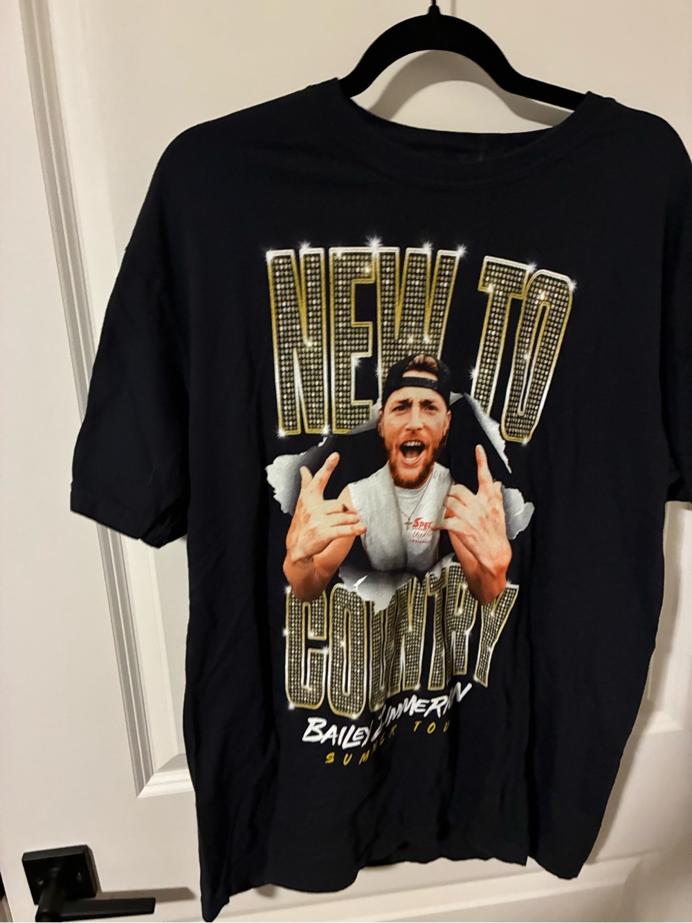 Bailey Zimmerman New To Country Summer Tour Shirt